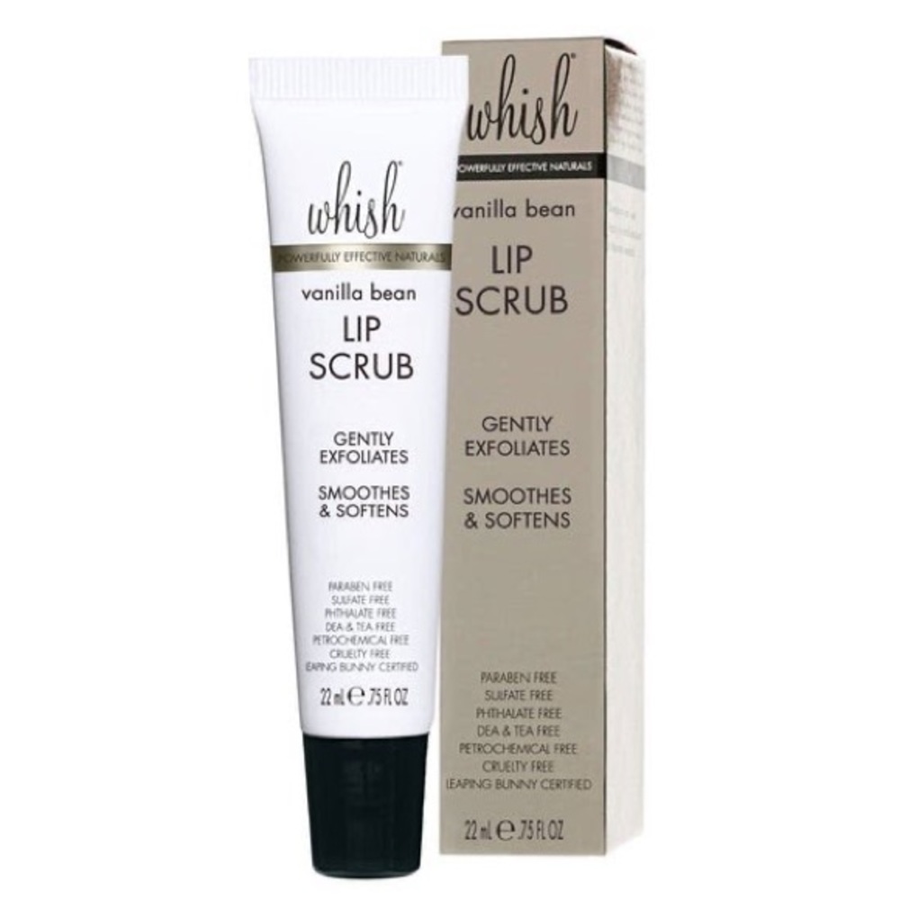 Whish Beauty Vanilla Bean Lip Scrub NWT NIB